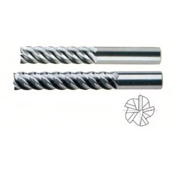 5 Flute Long Length 45 Deg Helix Tialn-Extreme Coated Carbide, Yg-1 Tool Co, Mfr#: 58595TE